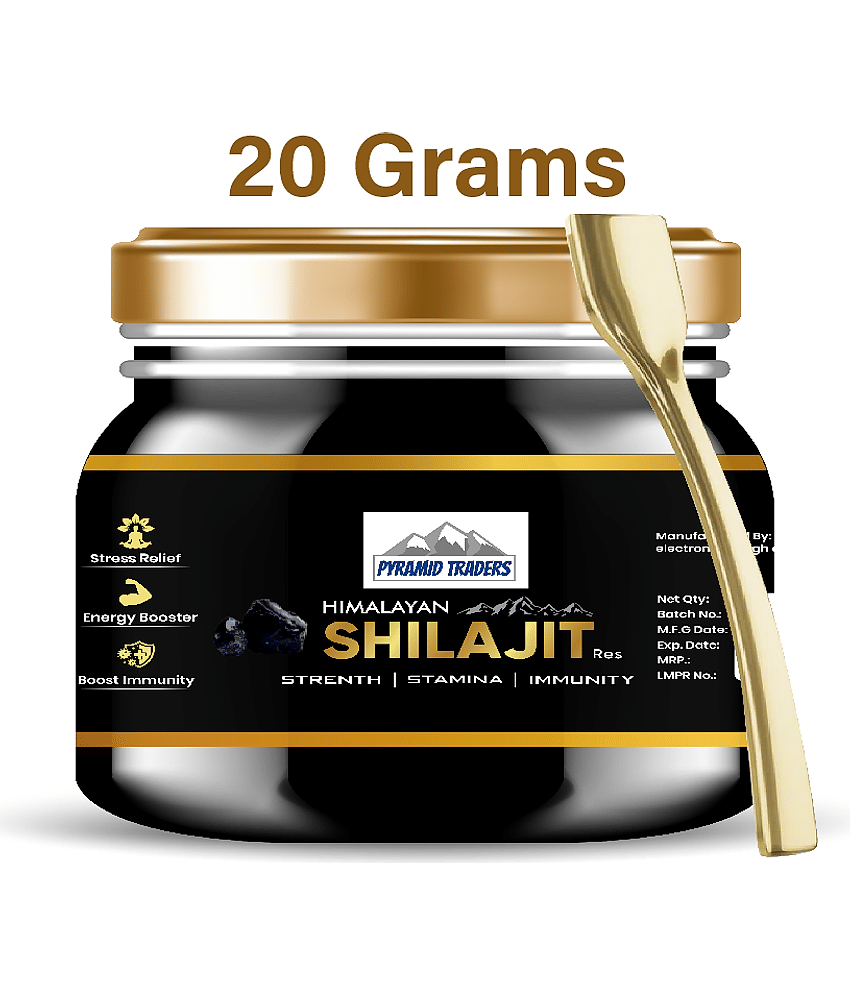 Himalayan Shilajit/Shilajeet Resin, 20 Grams - Performance Booster For Endurance and Stamina