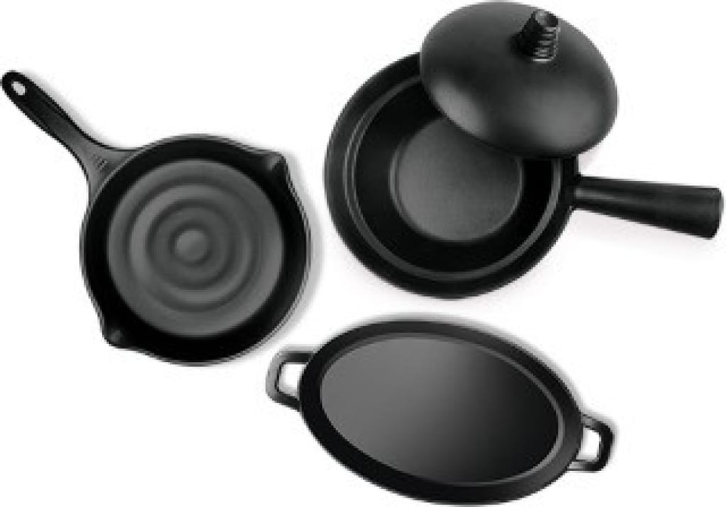 MILTON Melamine Fine Dine Serving Set Of 4 Non Stick Coated Cookware Set (PTFE Non Stick 3N) view 2