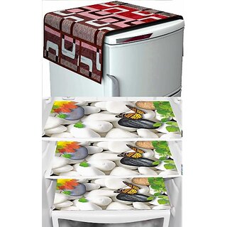 REVEXO Refrigerator Cover (Width: 20 cm, Multicolor) view 2