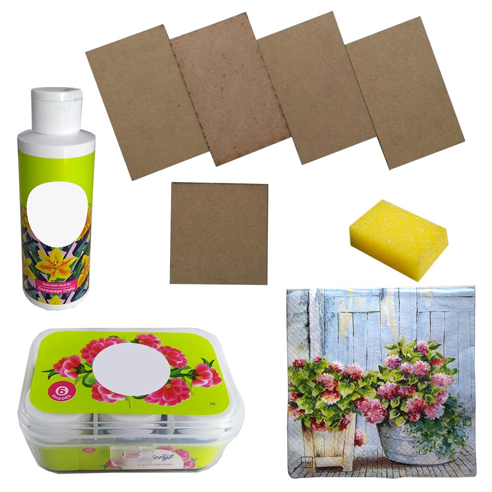 Decoupage Art Pen Stand DIY Kit by Penkraft view 2