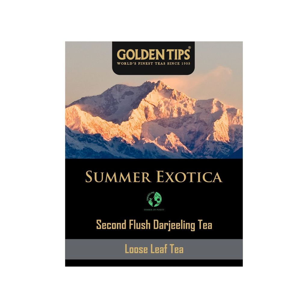 Golden Tips Summer Exotica Second Flush Darjeeling Black Tea (8.81oz - 250 gm - 125 Cups) view 2