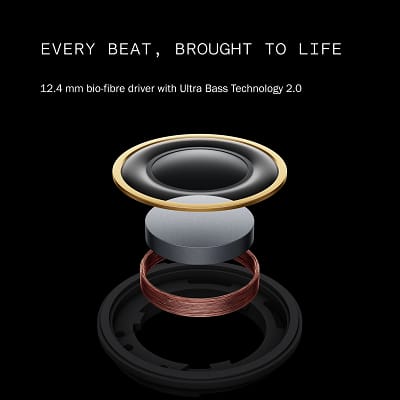 BEST BOOST Buds 42 Active Noise =Cancellation, Ultra Bass Technology, 35.5 Hrs playtime Bluetooth Headset (Orange, True Wireless) view 2