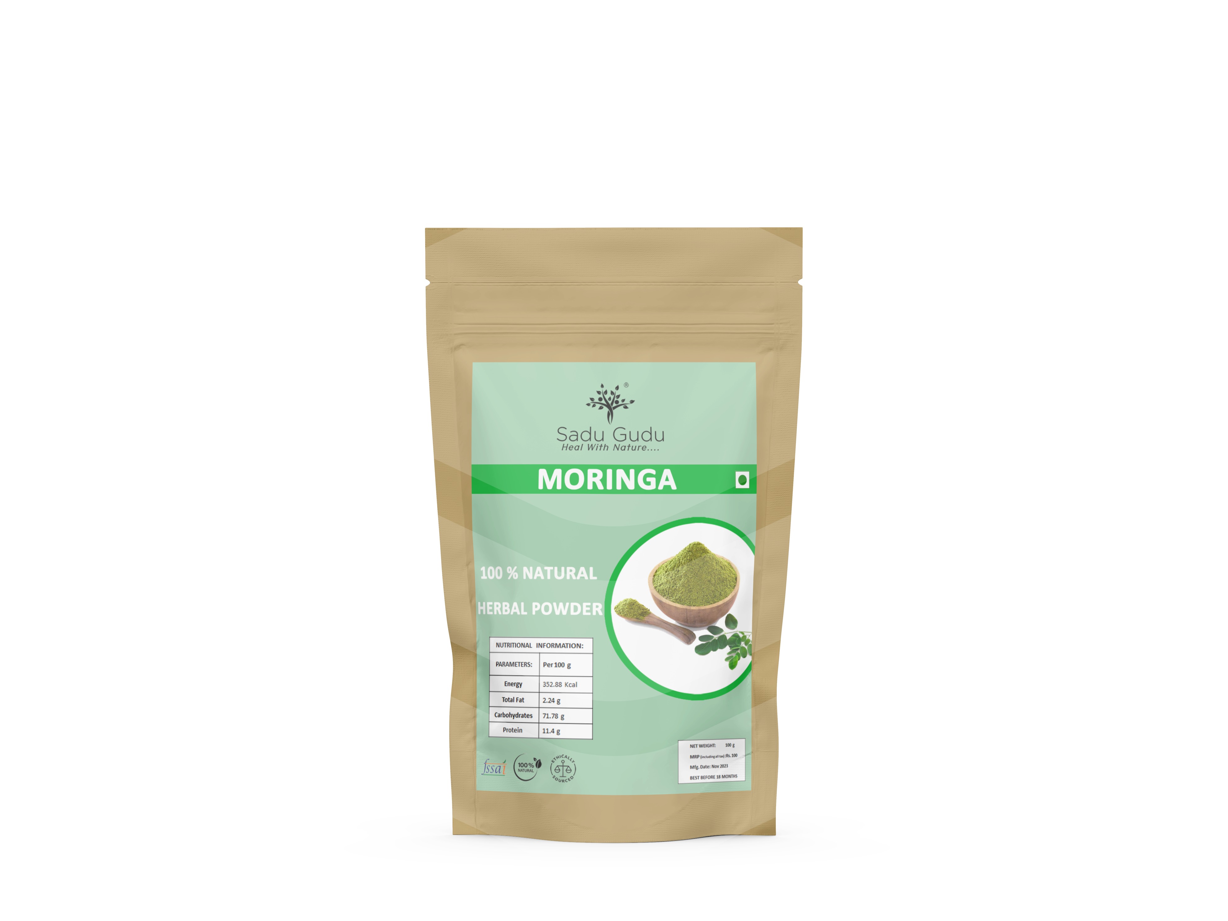 Sadugudu Moringa Leaf Powder 100g