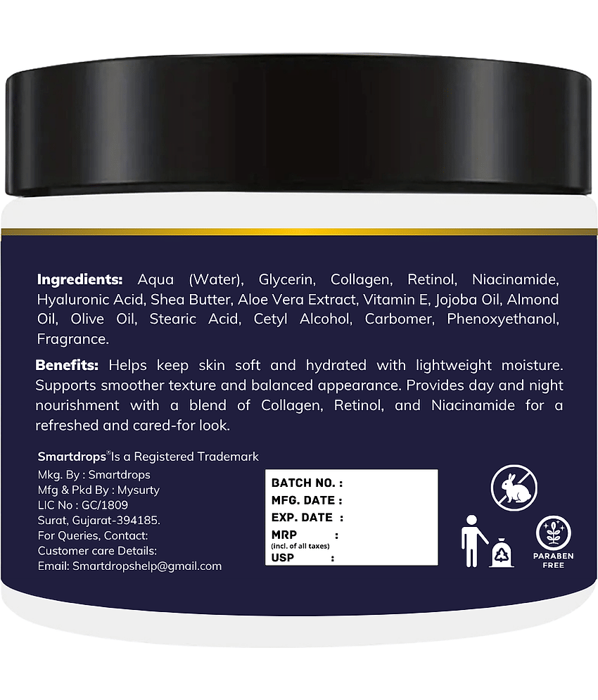 Smartdrops Moisturizer All Skin Type Retinol ( 200 gm ) view 2