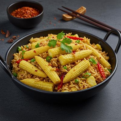 Baby Corn Mix Rice