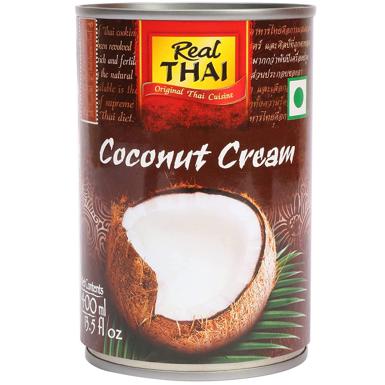 Real Thai Coconut Milk Cream, 400 Ml view 2