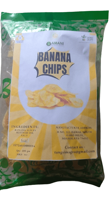 Banana Chips Combo pack of 5 Chips