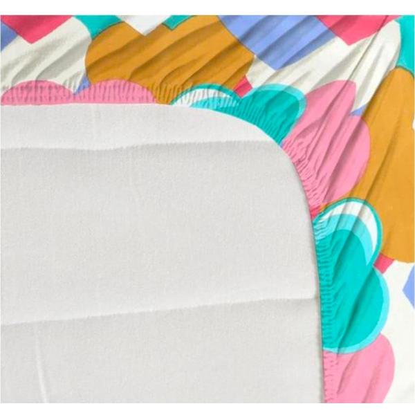 Homdazal Microfibre Abstract Queen Size (Heart with Multicolor) view 2