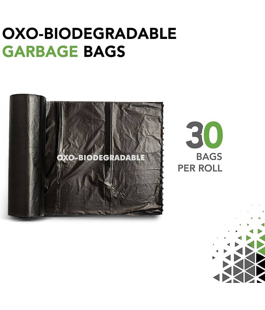 GrihaLakshmi - Black Bio Degradable Dustbin and Garbage bags view 2