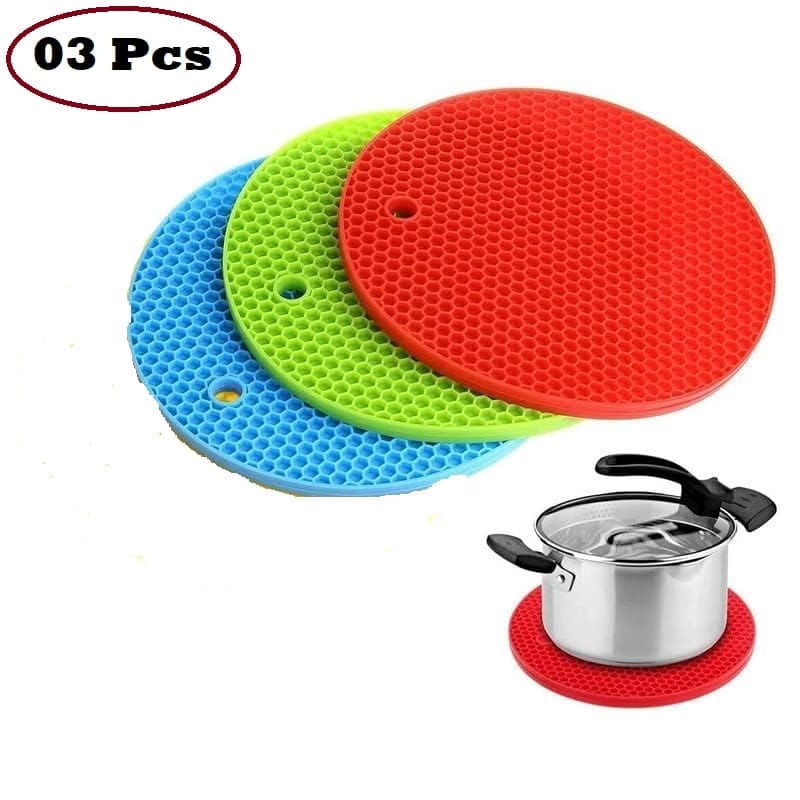 Silicone Round Mat 3pcs view 2