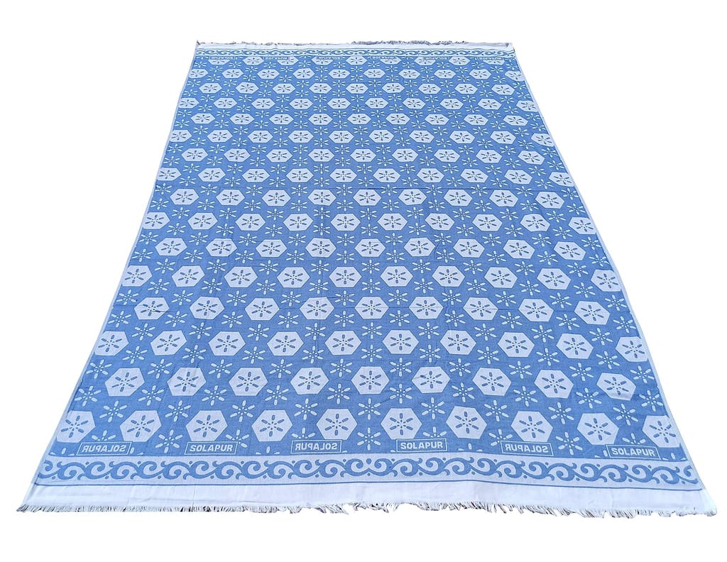 Mandhania Super Soft Premium Light Weight Solapur Chaddar 100% Cotton Dailyuse Single Bed Blanket Pack of 4 (402) view 2