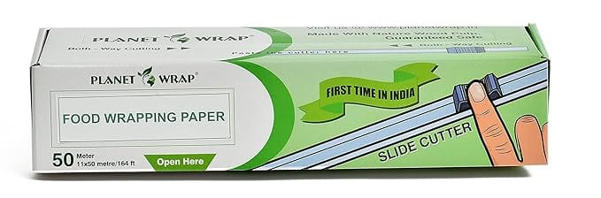 Planet Wrap 50 Meters Food Wrapping Paper with Slide Cutter