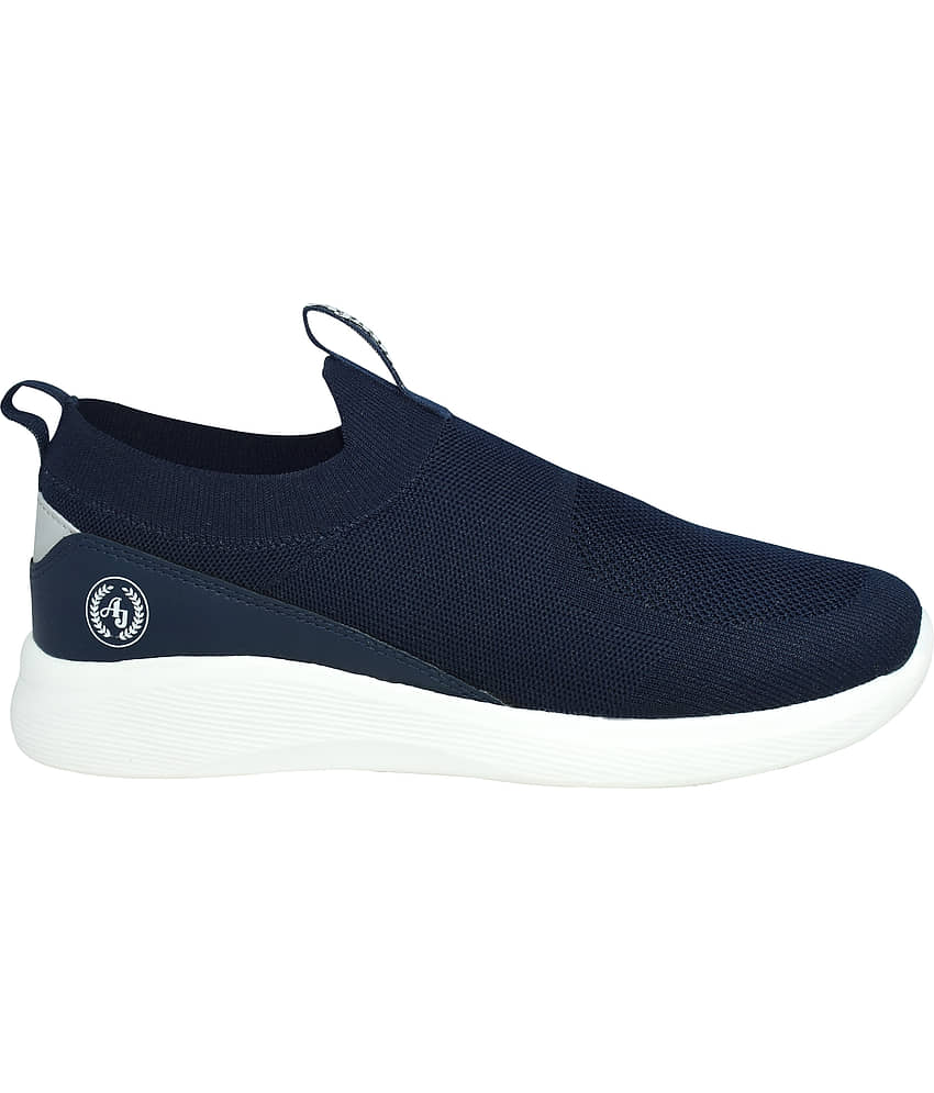 Ajanta - Blue Men's Slip-on Shoes view 2