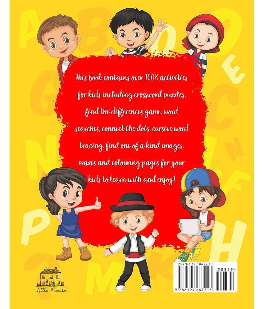 1008 Activity Book for Kids Ages 4-8: Over 1008 Fun Activities Workbook Game For Everyday Learning, Dot to Dot, Colouring, Mazes, Puzzles, Word Searches and More! view 2