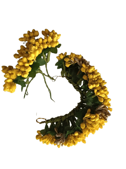 Artificial Yellow Rose Flower Stamen for DIY Wedding Brooch Hair Accessories Wreath Home Decor