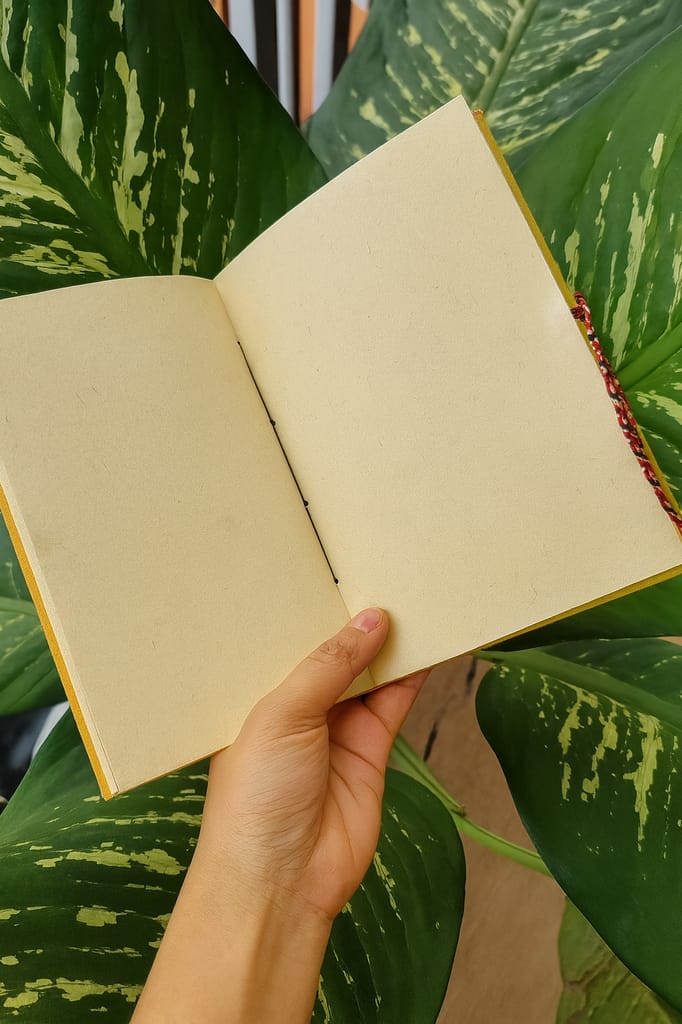 Handmade Eco-Friendly Elephant Diary Book view 2