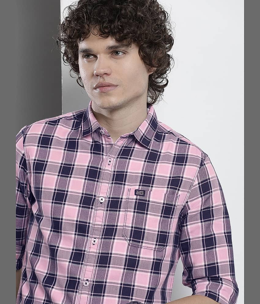 The Indian Garage Co Men Checked Casual Shirt