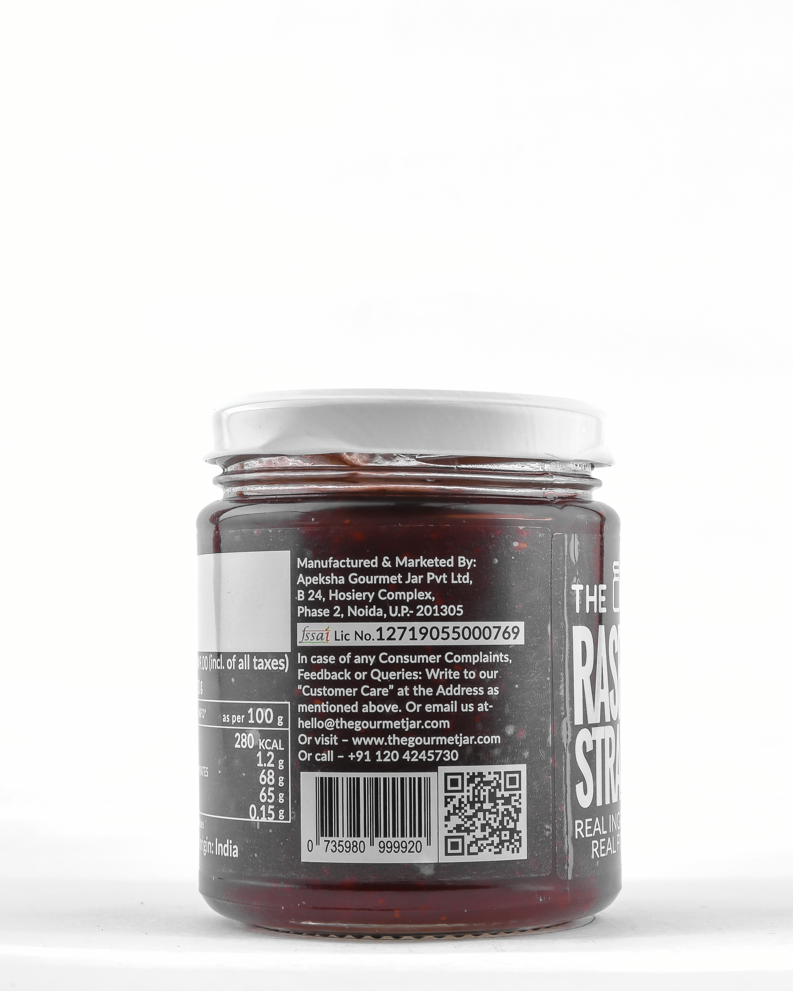 Raspberry Strawberry Preserve 230g view 2
