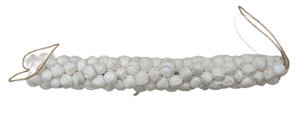 Artificial White Rose Gajara for Women view 2