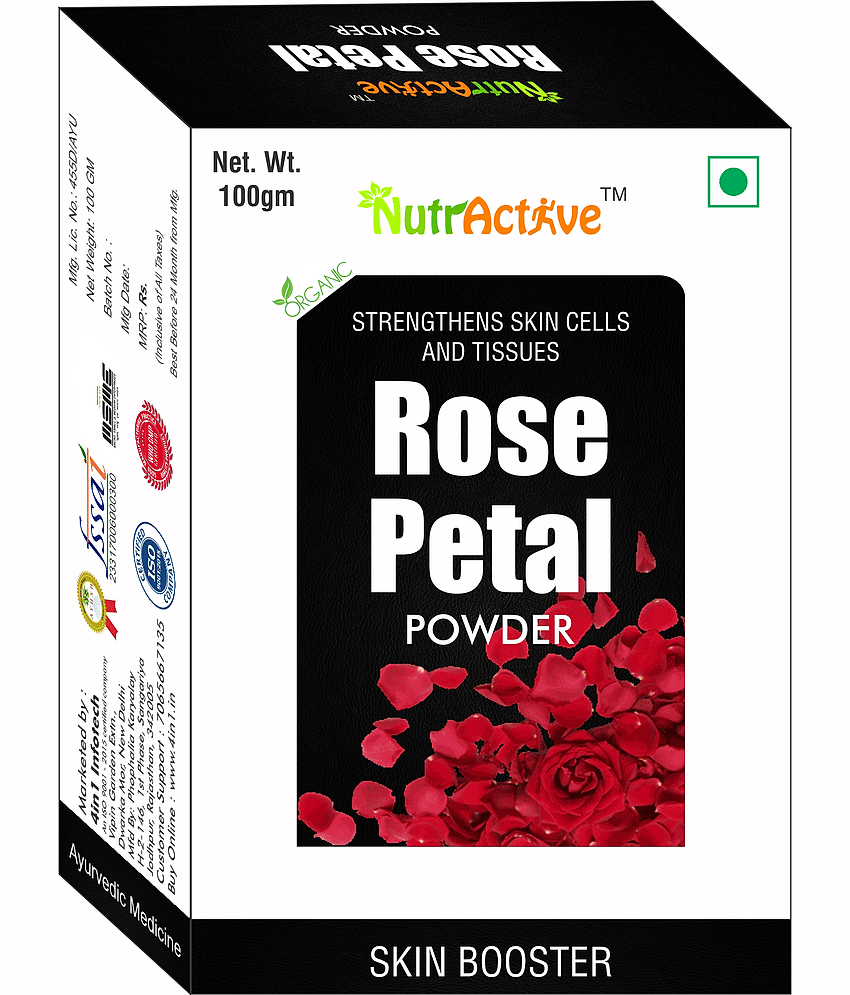 NutrActive Rose Petal | Scrub + Mask 300 gm Pack of 3 view 2