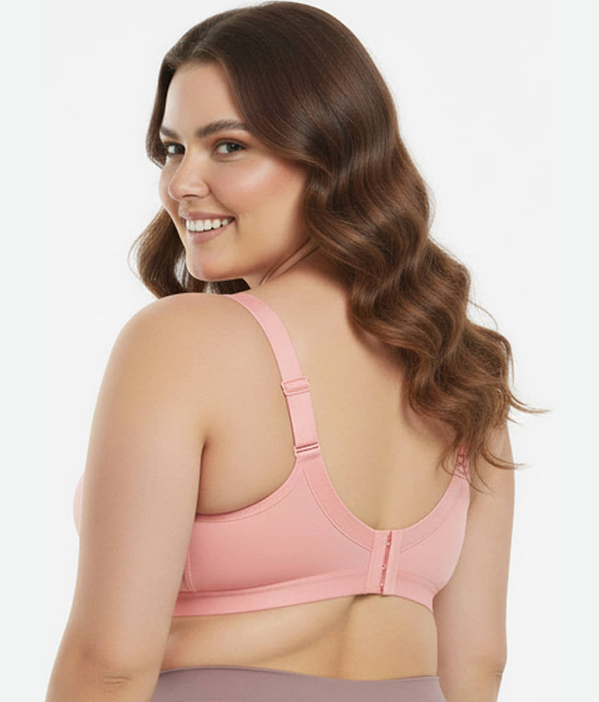 Elina Pack of 1 Cotton Non Padded Minimizer Bra For Women ( Brown ) view 2