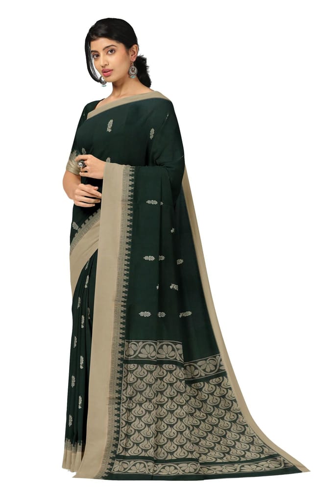 APCO Handloom (A Andhra Pradesh Govt Emporium)- Women's Traditional Pure Handloom Rajahmundry/Angara Cotton Saree | ACS0054 view 2