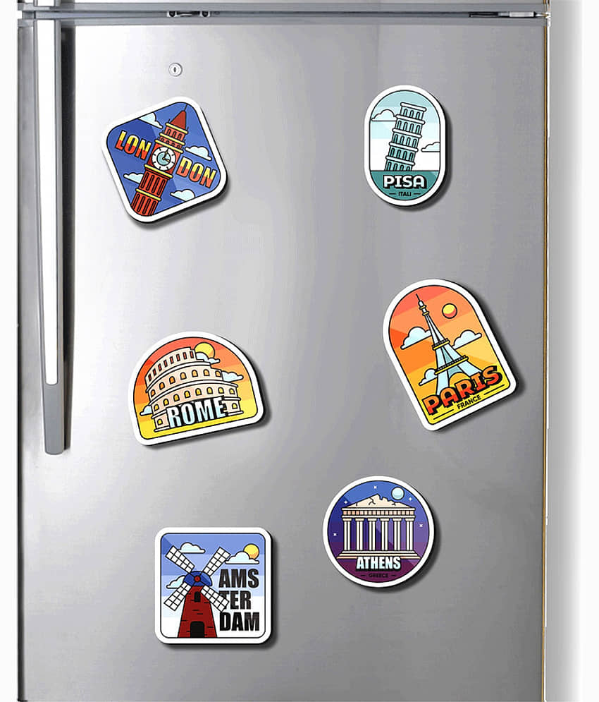 Saf Wood Fridge Magnet - Pack of 6 view 2