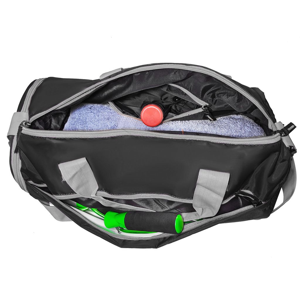 GROUPERS Sports Gym Bag with Shoe Compartment for Men and Women view 2