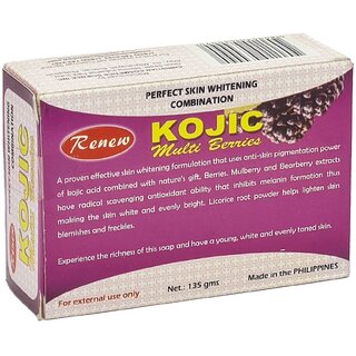Renew Kojic Multi Berries Herbal Beauty Soap - 135g view 2