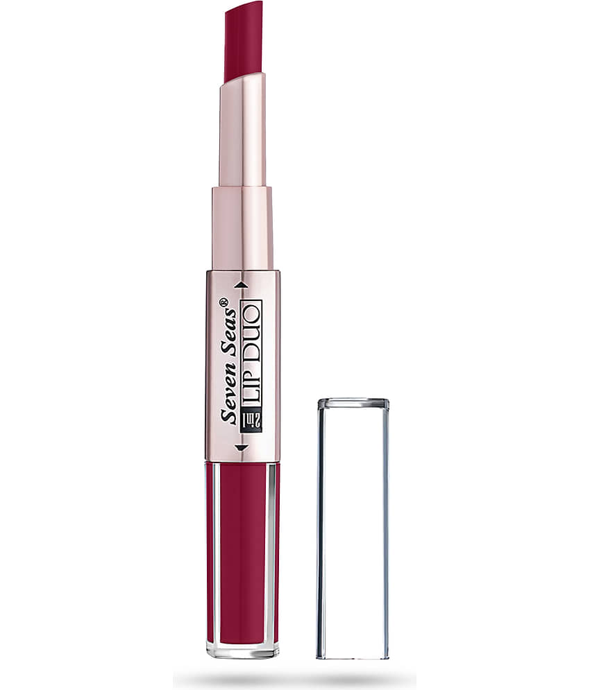 Seven Seas 2in1 Full Coverage Comfortable Lipstick + Liquid Lipstick (Plum) view 2
