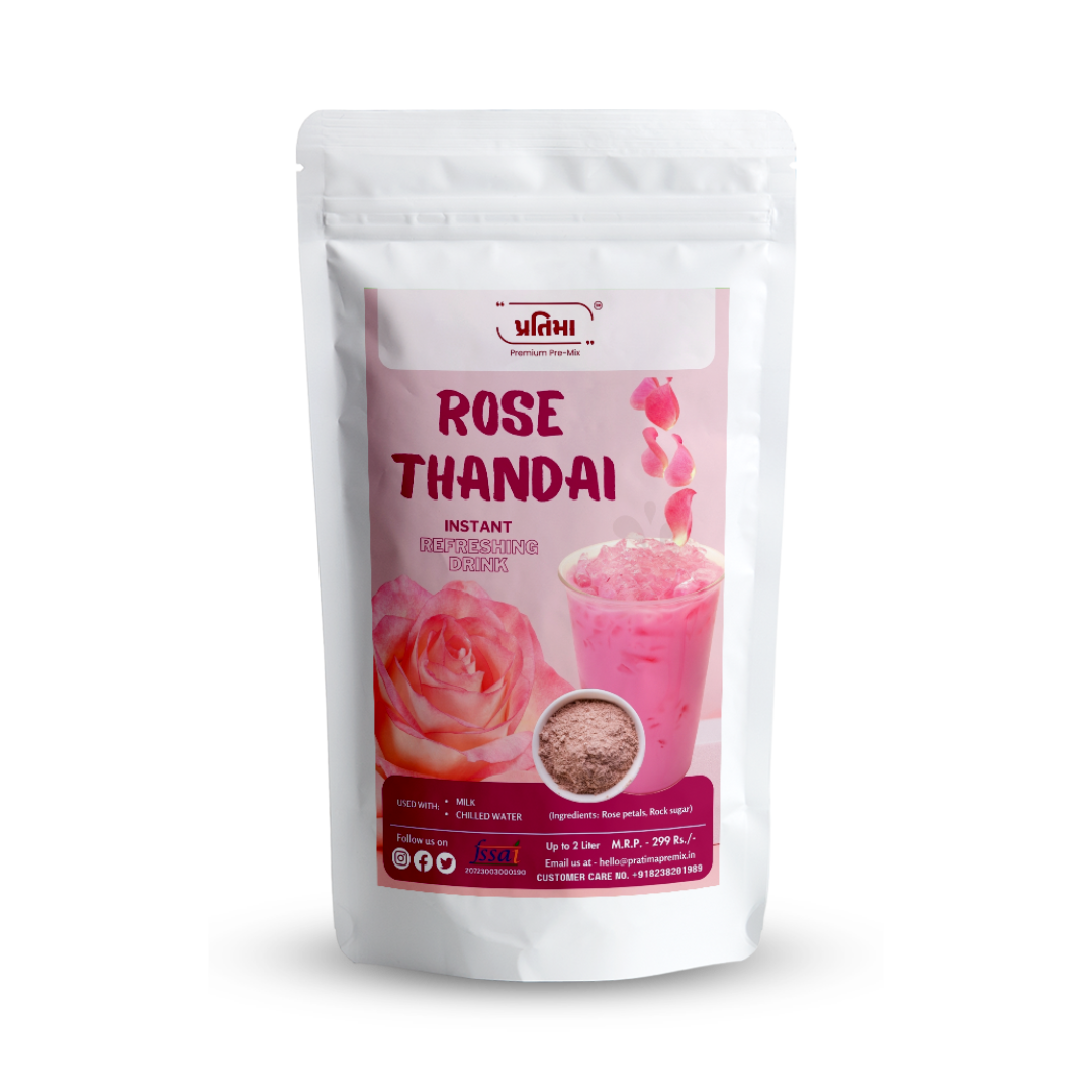 Rose Thandai – Refreshing Rose Drink Mix (150gm) view 2