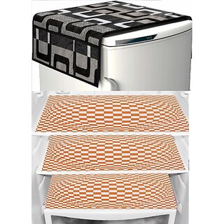 REVEXO Refrigerator Cover (Width: 20 cm, Multicolor) view 2