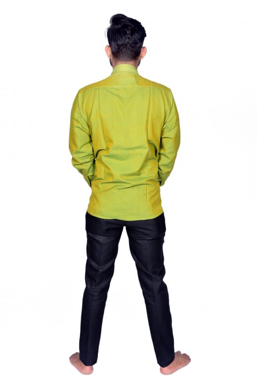 Tribes India Handwoven Gents Shirts 1STXMENMP01589-2 view 2