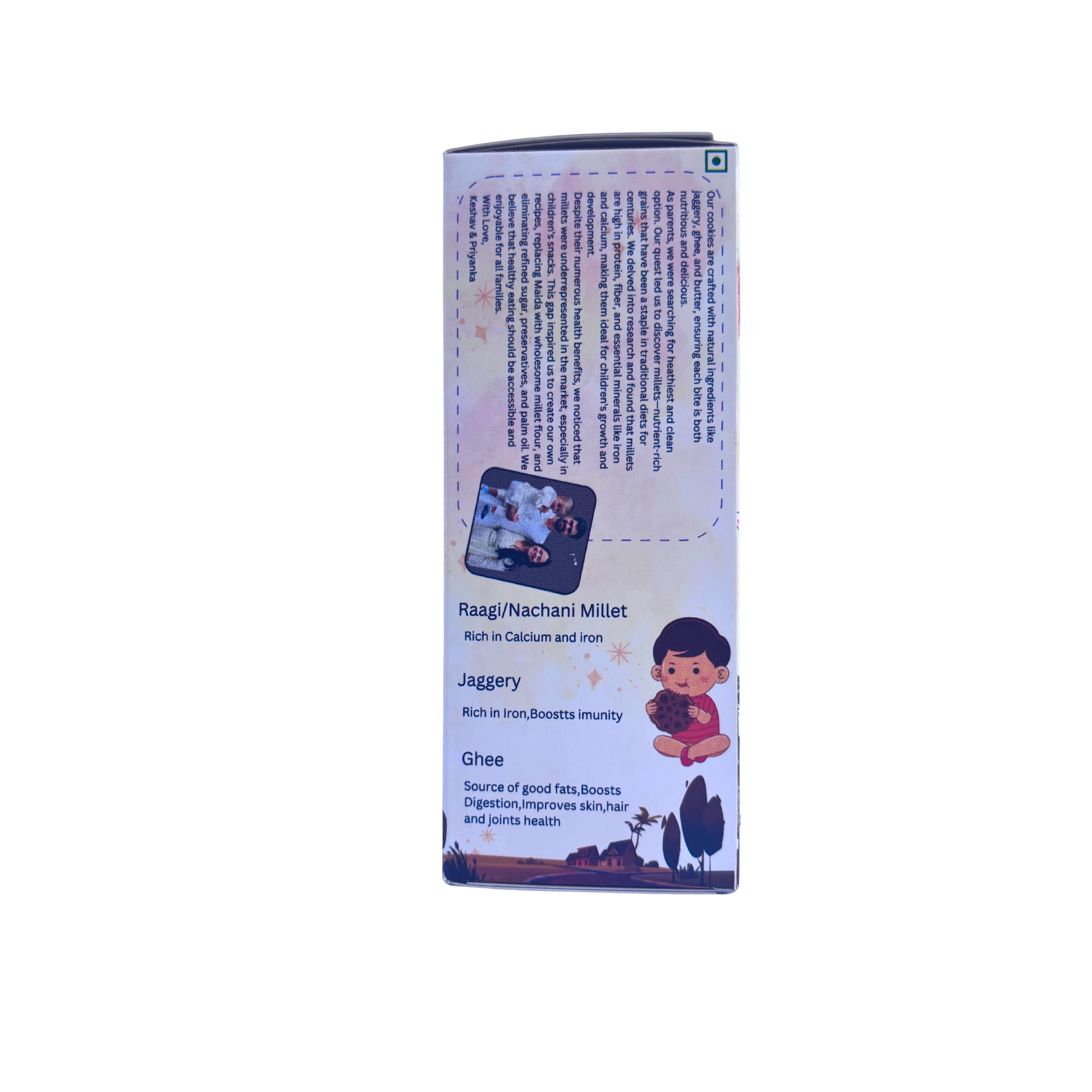 KHA KHA FOODS Nachani (Ragi) Millet Cookies 130 g view 2