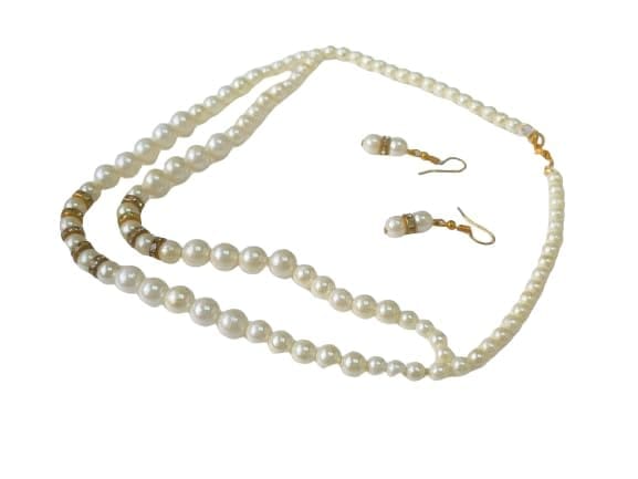 Sonchiraiya pearl necklace set view 2