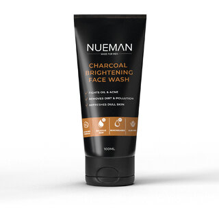 NUEMAN Charcoal Brightening Face Wash for Men 100ml