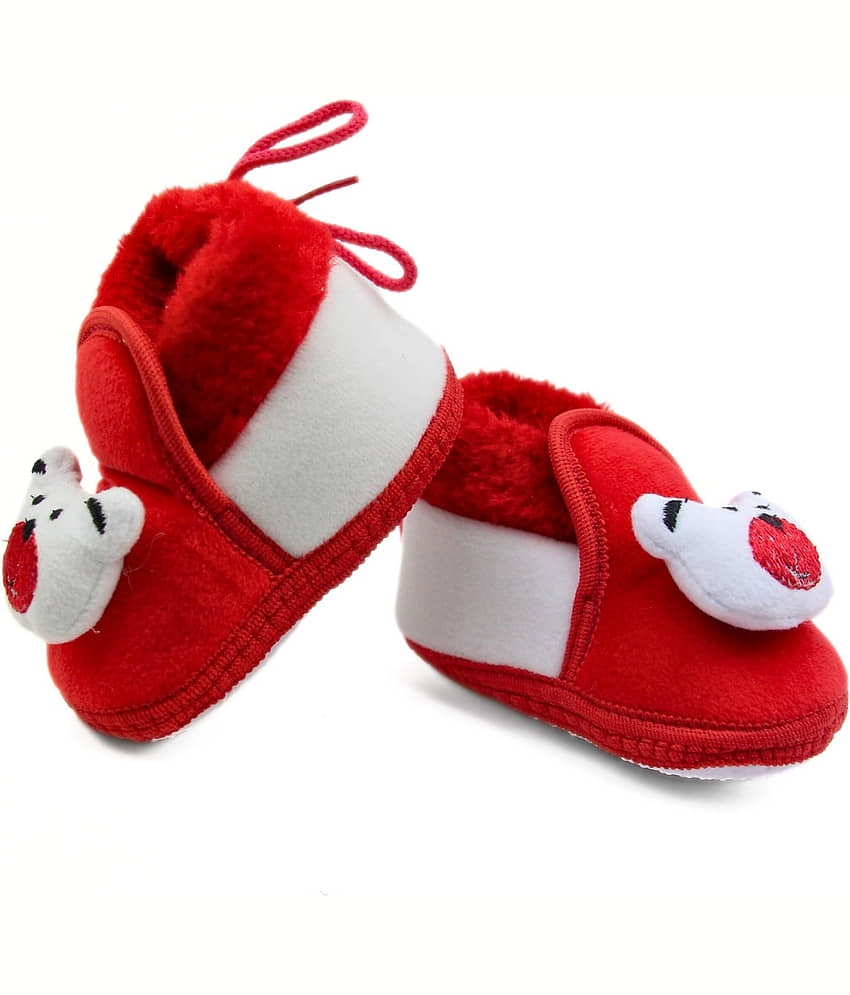 Neska Moda - MultiColor Booties For Baby Boy & Baby Girl 6-12 Months ( Pack of 2 ) view 2