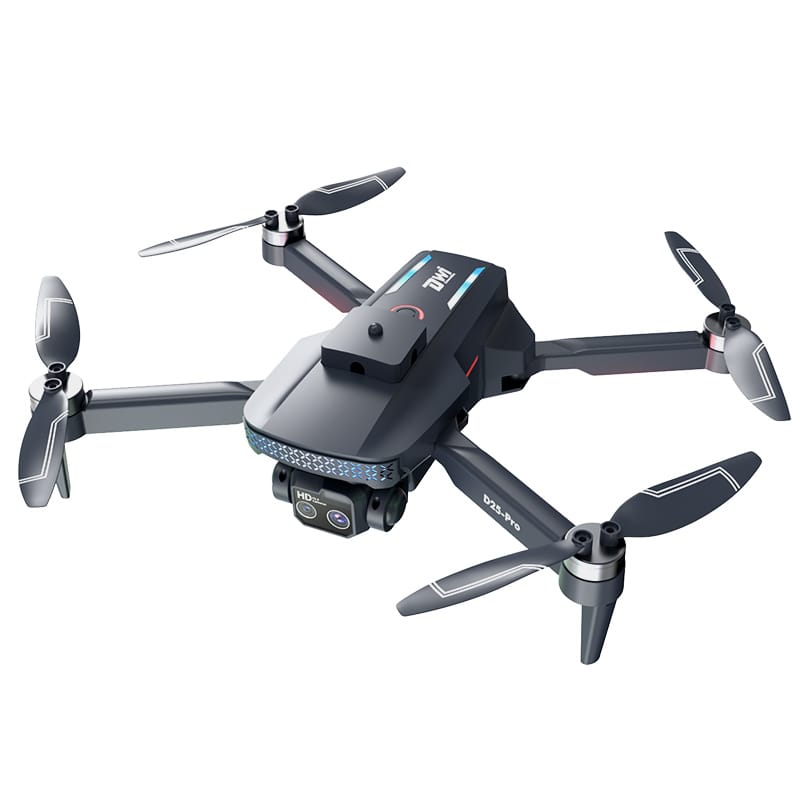 D25 8K HD Dual Camera Drone with Screen Remote | GPS Stability, Auto Gimbal Control, Obstacle Avoidance Sensors | App Control | Includes 8GB Memory Card view 2