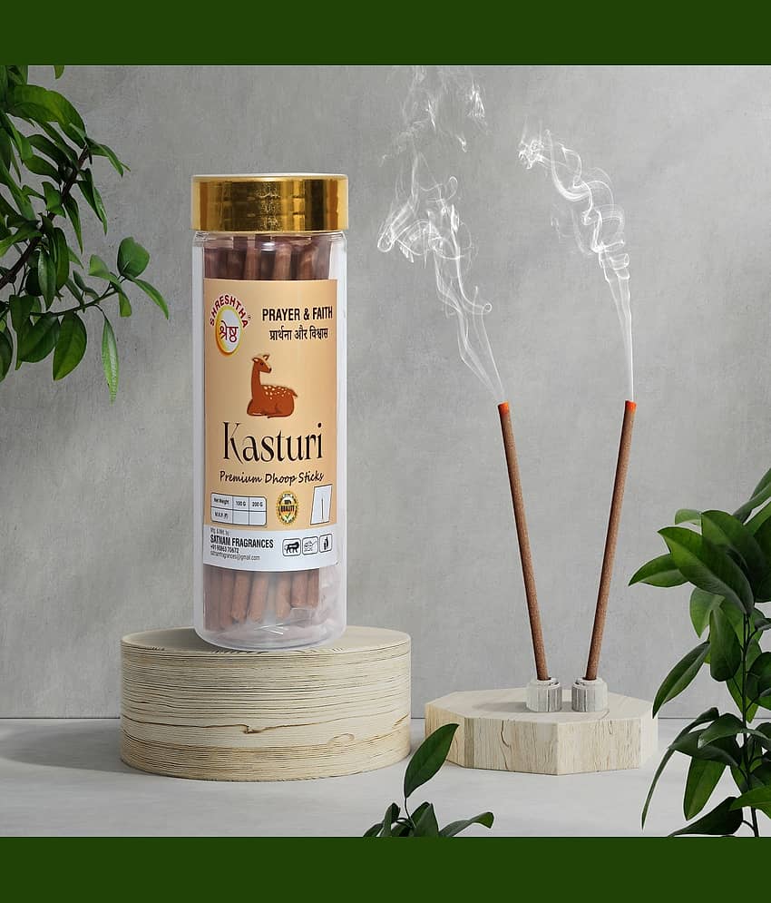 SHRESHTHA Incense Dhoop Sticks Oudh,Kasturi,Sai Flora,Heritage 400 gm ( Pack of 4 ) view 2