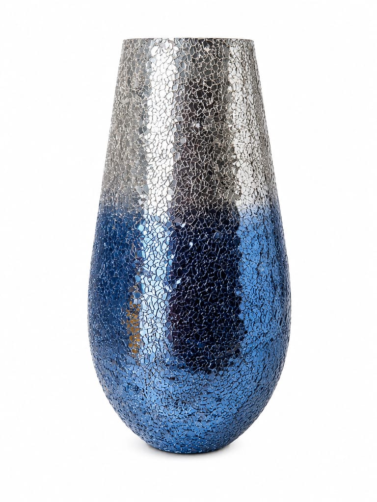 Azure Mosaic Elegance Vase view 2