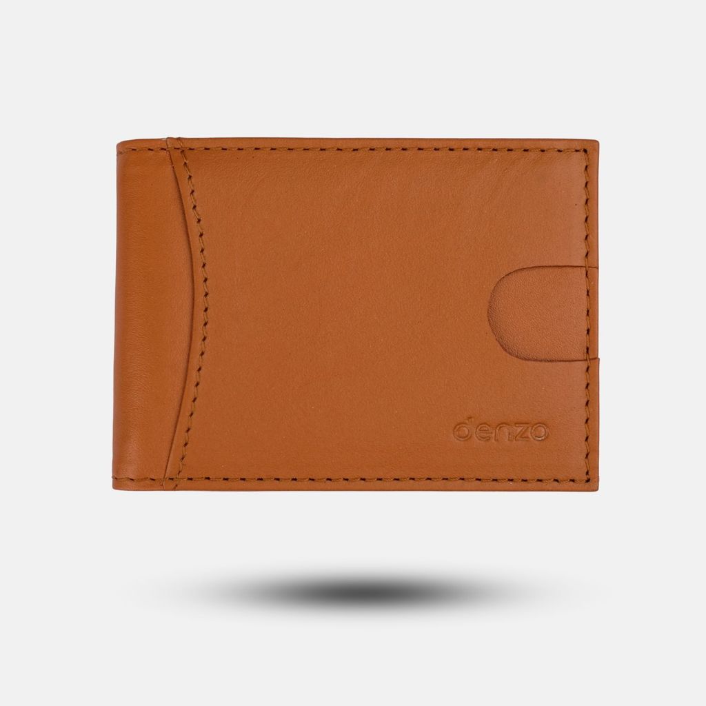 Minimalist Money Clip Cardholder Tan view 2