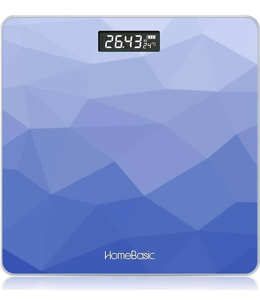 HOMEBASIC Multicolor Glass Digital Weighing Scale