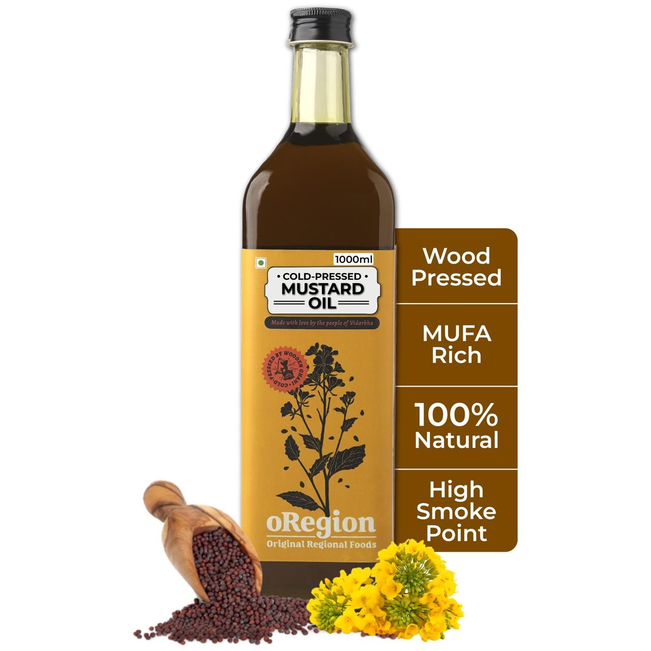Cold Pressed Mustard Oil - 500 ml