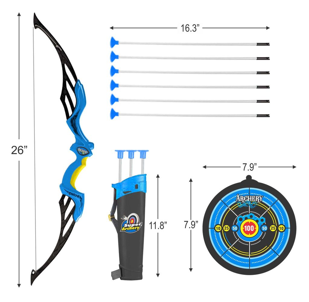 Planet Of Toys Archery Set for Kids Bow and Arrow Toys for Boys | Dhanush Baan for Kids- Multicolor view 2
