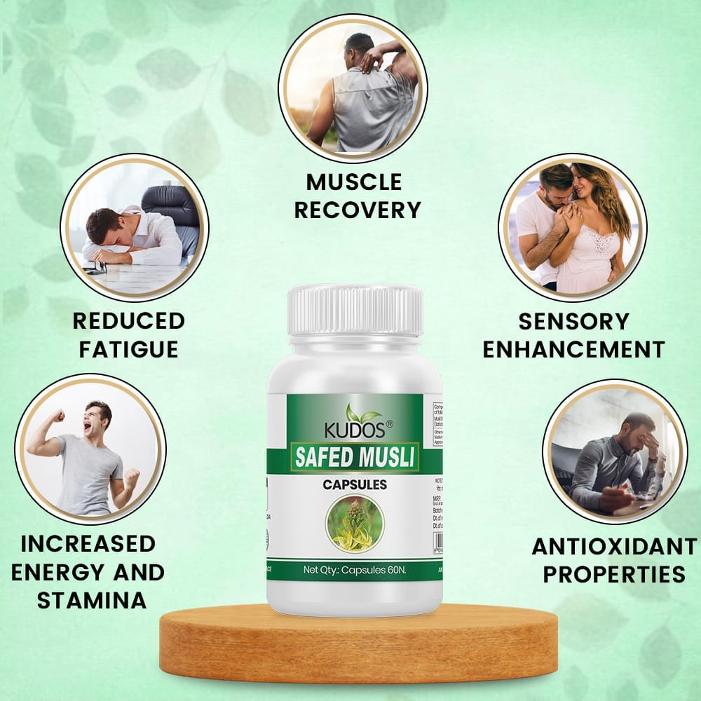 Kudos Safed Musli Capsules view 2
