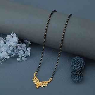Designer and stylish Gold Plated Mangalsura for Women Alloy Mangalsutra view 2