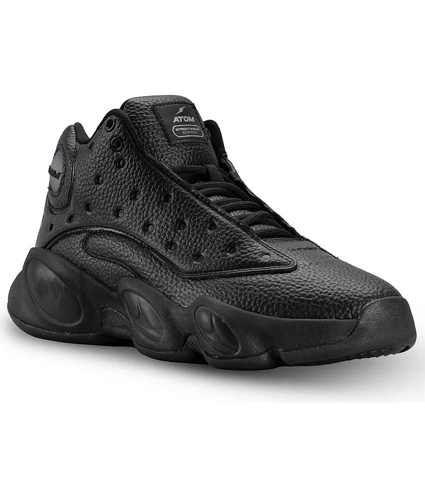 ATOM Street Swagger Black Men's Sneakers view 2