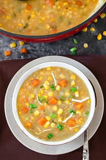 Veg Sweet Corn Soup