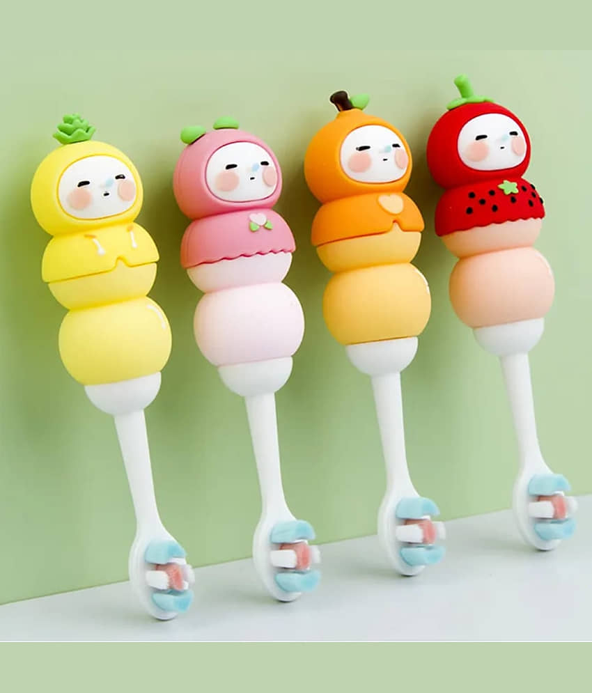 KALRA MAGIC Multi-Colour Silicone Baby Toothbrush ( 1 pcs )