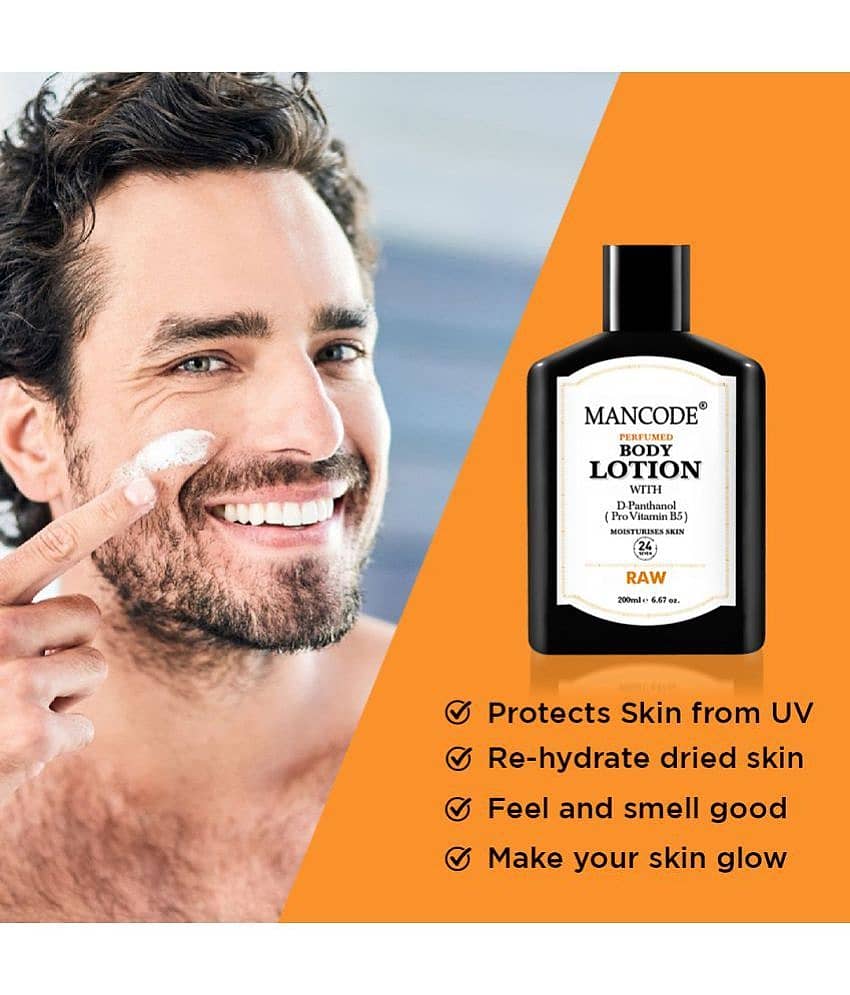 Mancode Raw Body lotion for Man Hand Lotion 200 mL view 2